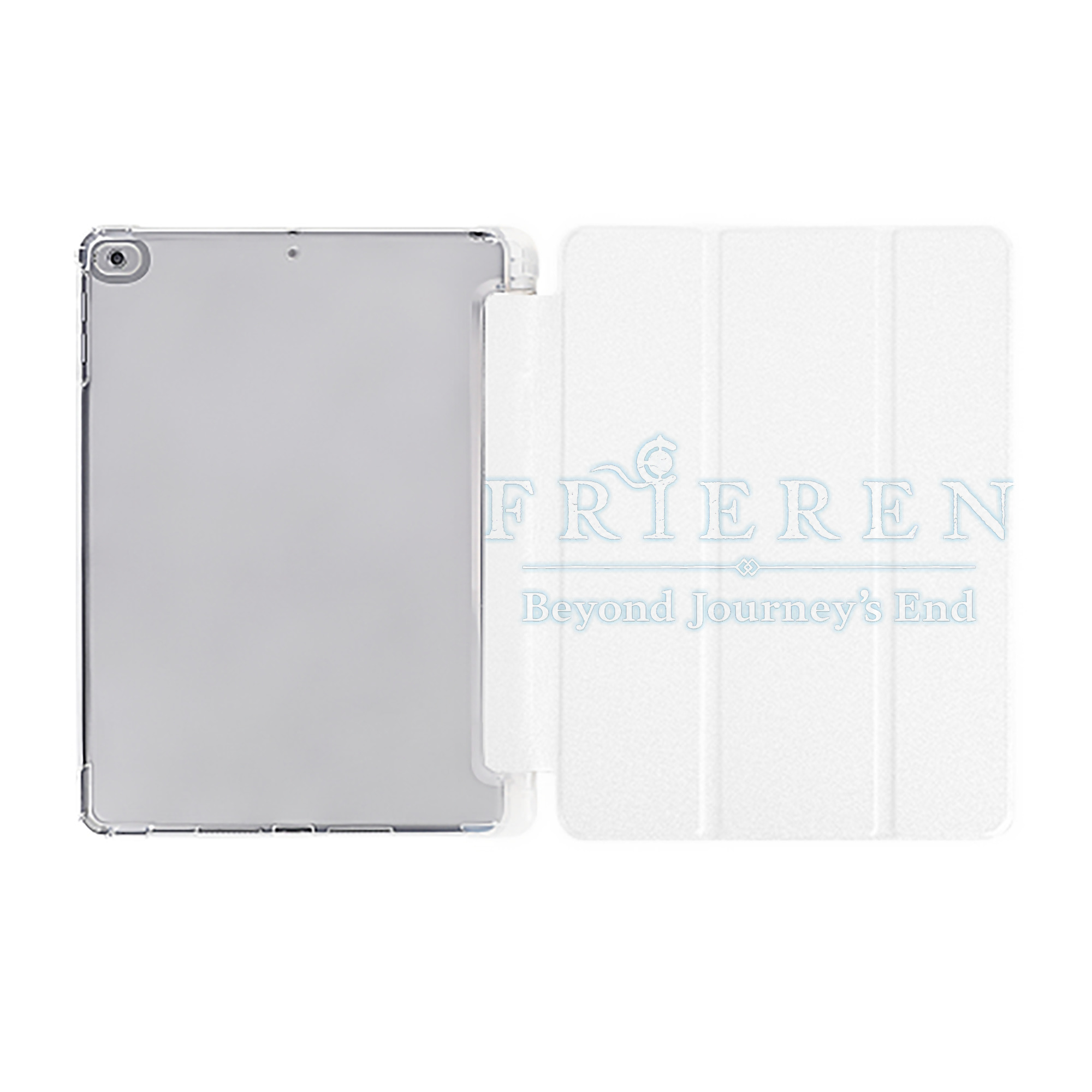 （画像用） 葬送のフリーレン Frieren IPad ケース ペン収納付き 三つ折りスタンド PUレザー×シリコン 対応機種9.5/10.5/10.9インチ